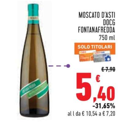 MOSCATO D’ASTI DOCG FONTANAFREDDA 750 ml