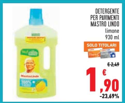 Detergente per pavimenti Mastro Lindo