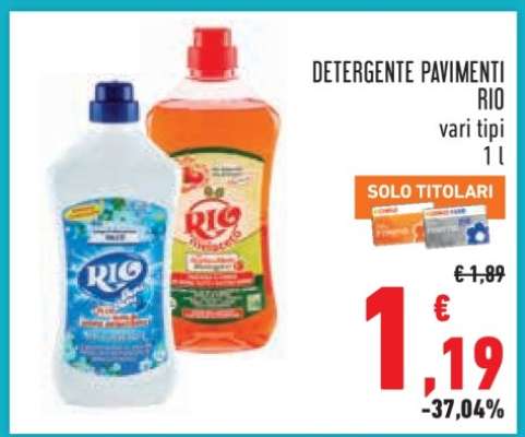 DETERGENTE PAVIMENTI RIO