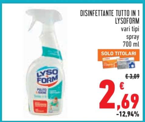 Lysoform Disinfettante Tutto in 1