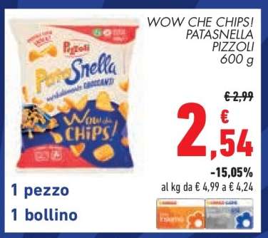 WOW CHE CHIPS! PATASNELLA PIZZOLI