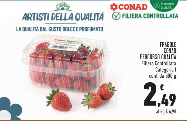 Fragole Conad Percorso Qualità