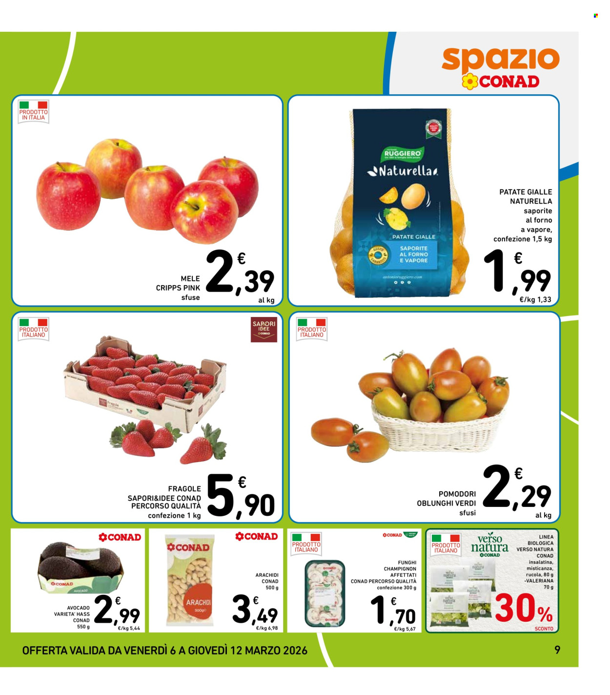 Volantino Spazio Conad - 6/3/2026 - 12/3/2026. Pagina 9