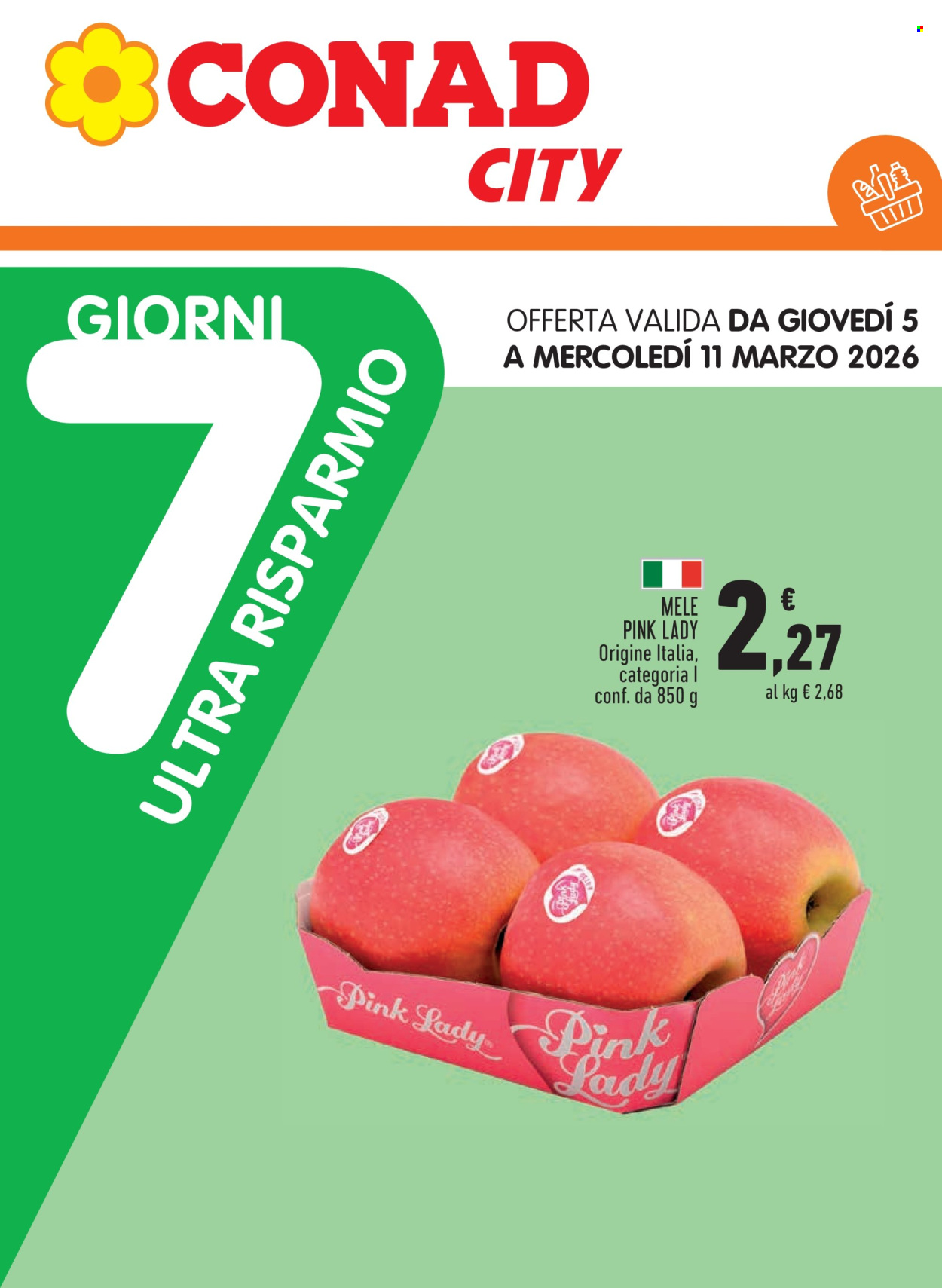 Volantino Conad - 5/3/2026 - 11/3/2026. Pagina 1