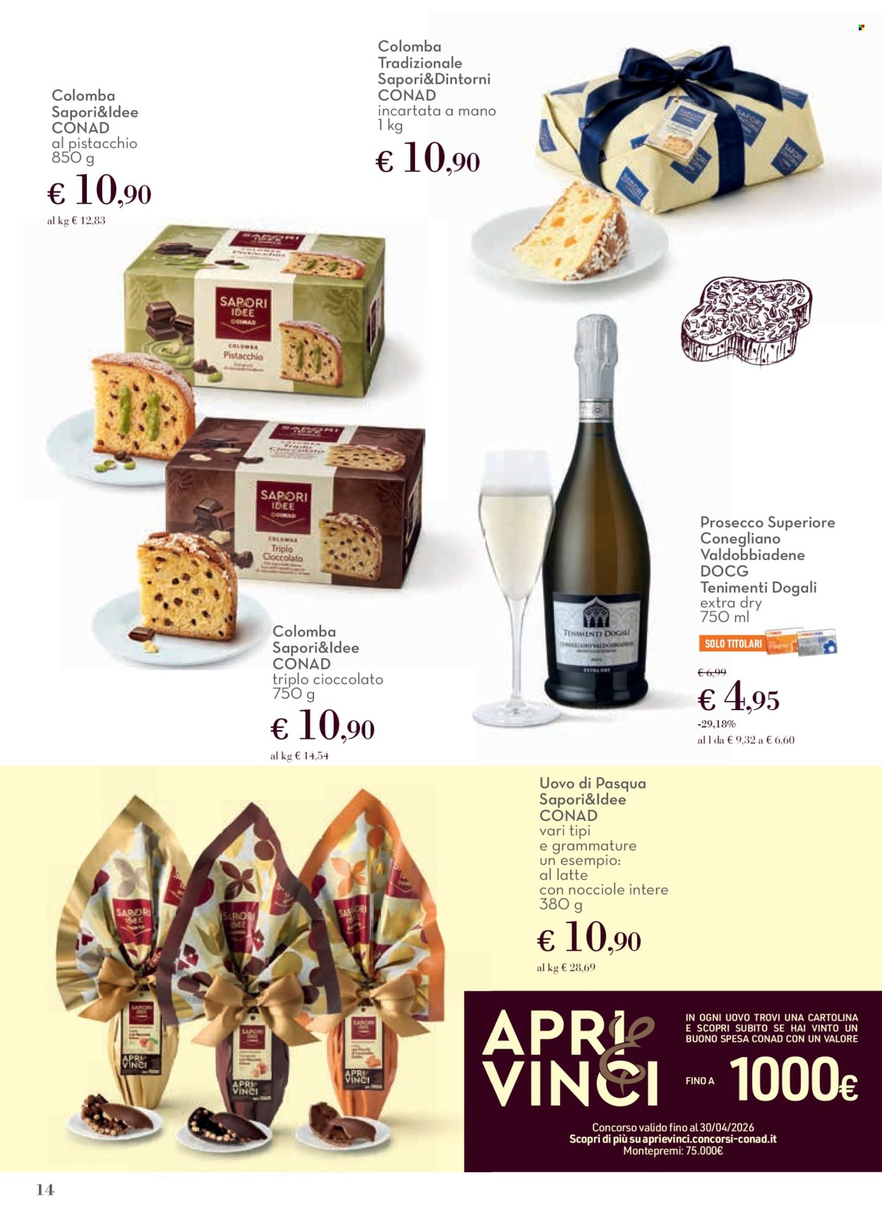 Volantino Conad - 12/3/2026 - 4/4/2026. Pagina 14