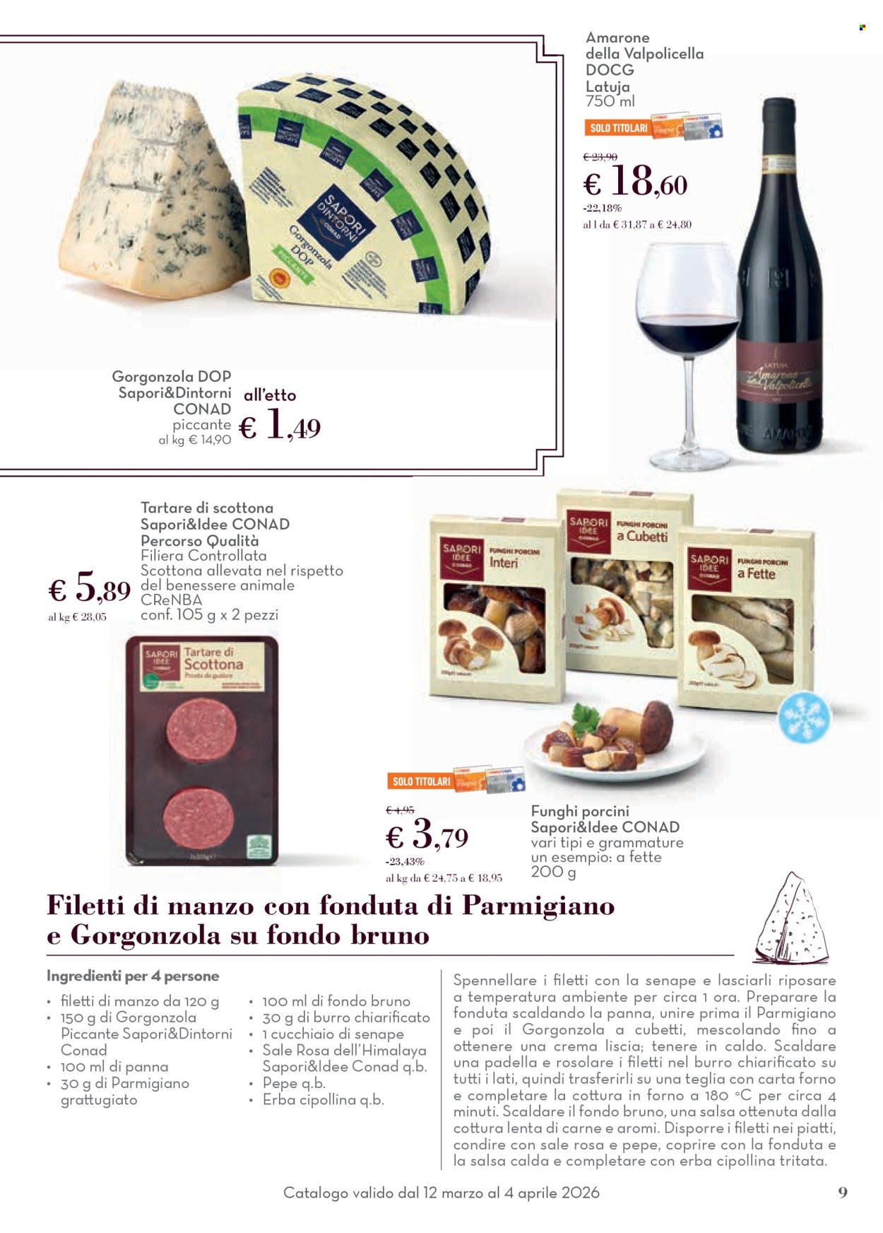 Volantino Conad - 12/3/2026 - 4/4/2026. Pagina 9