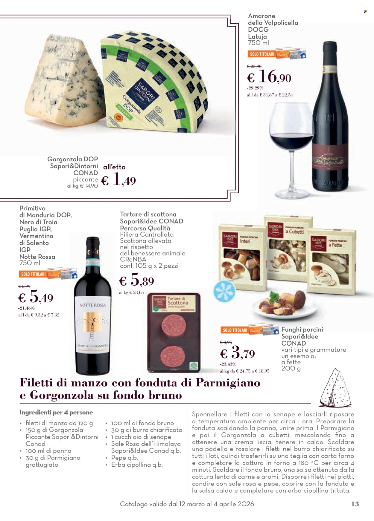 Volantino Conad - 12/3/2026 - 4/4/2026. Pagina 13