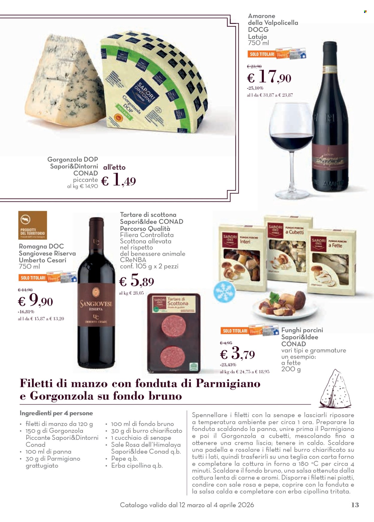 Volantino Conad - 12/3/2026 - 4/4/2026. Pagina 13