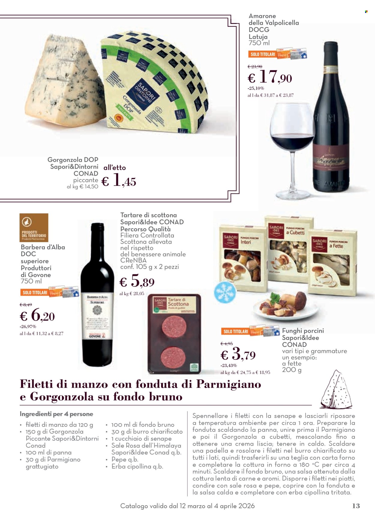 Volantino Conad - 12/3/2026 - 4/4/2026. Pagina 13