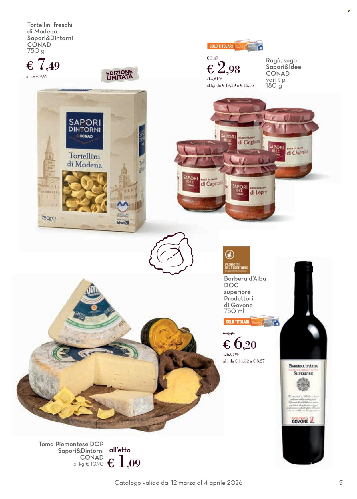 Volantino Conad - 12/3/2026 - 4/4/2026. Pagina 7