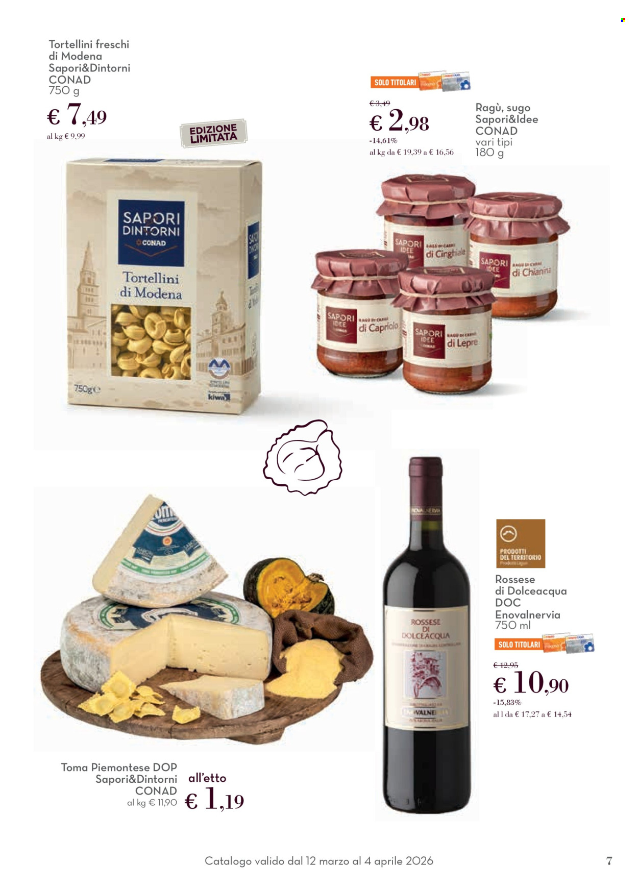 Volantino Conad - 12/3/2026 - 4/4/2026. Pagina 7