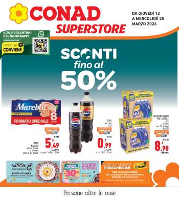 Volantino Conad - 12/3/2026 - 25/3/2026.
