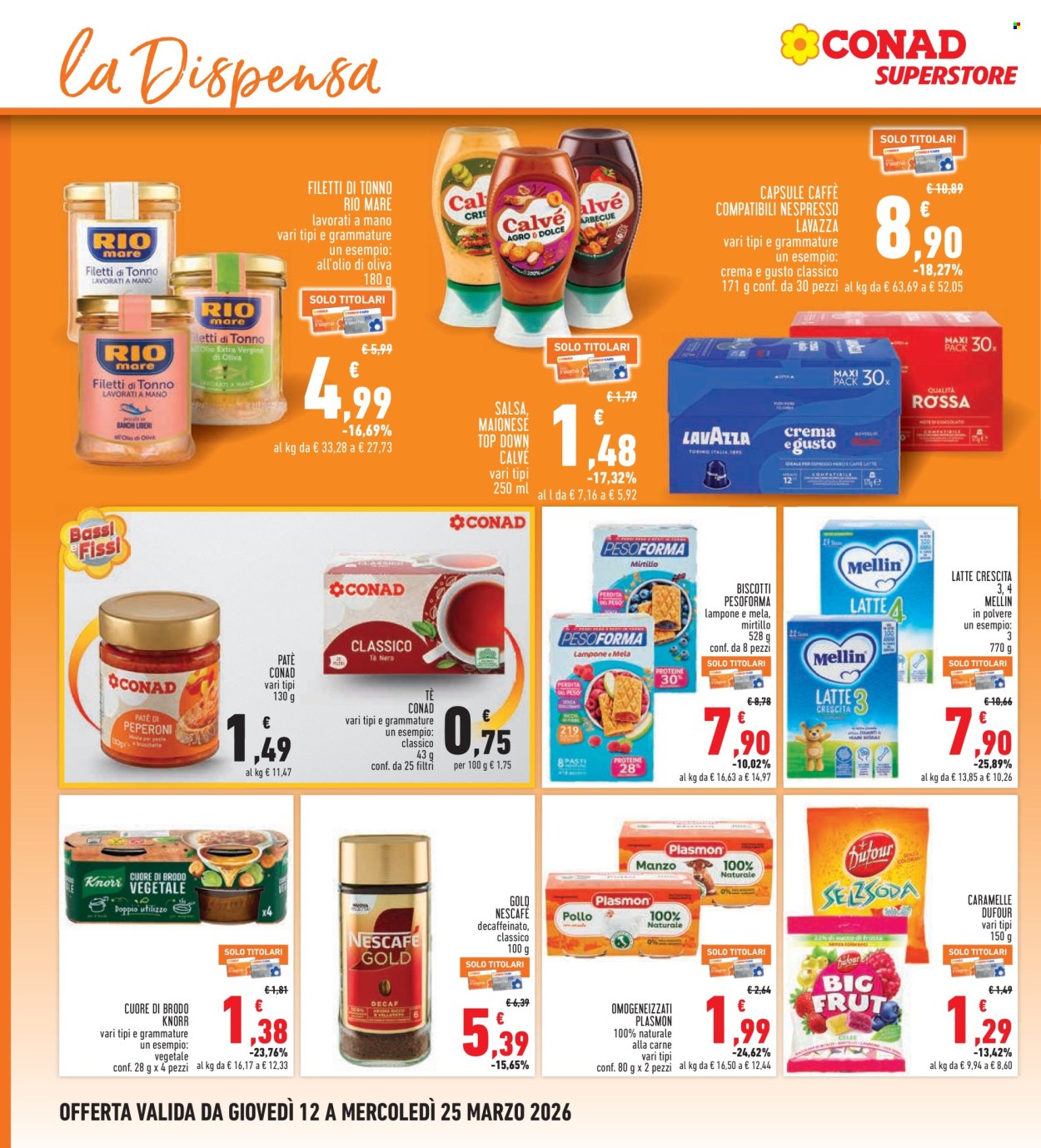 Volantino Conad - 12/3/2026 - 25/3/2026. Pagina 20