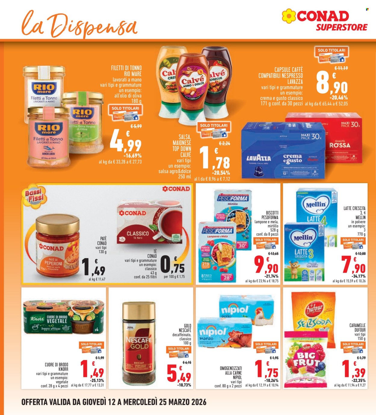 Volantino Conad - 12/3/2026 - 25/3/2026. Pagina 20