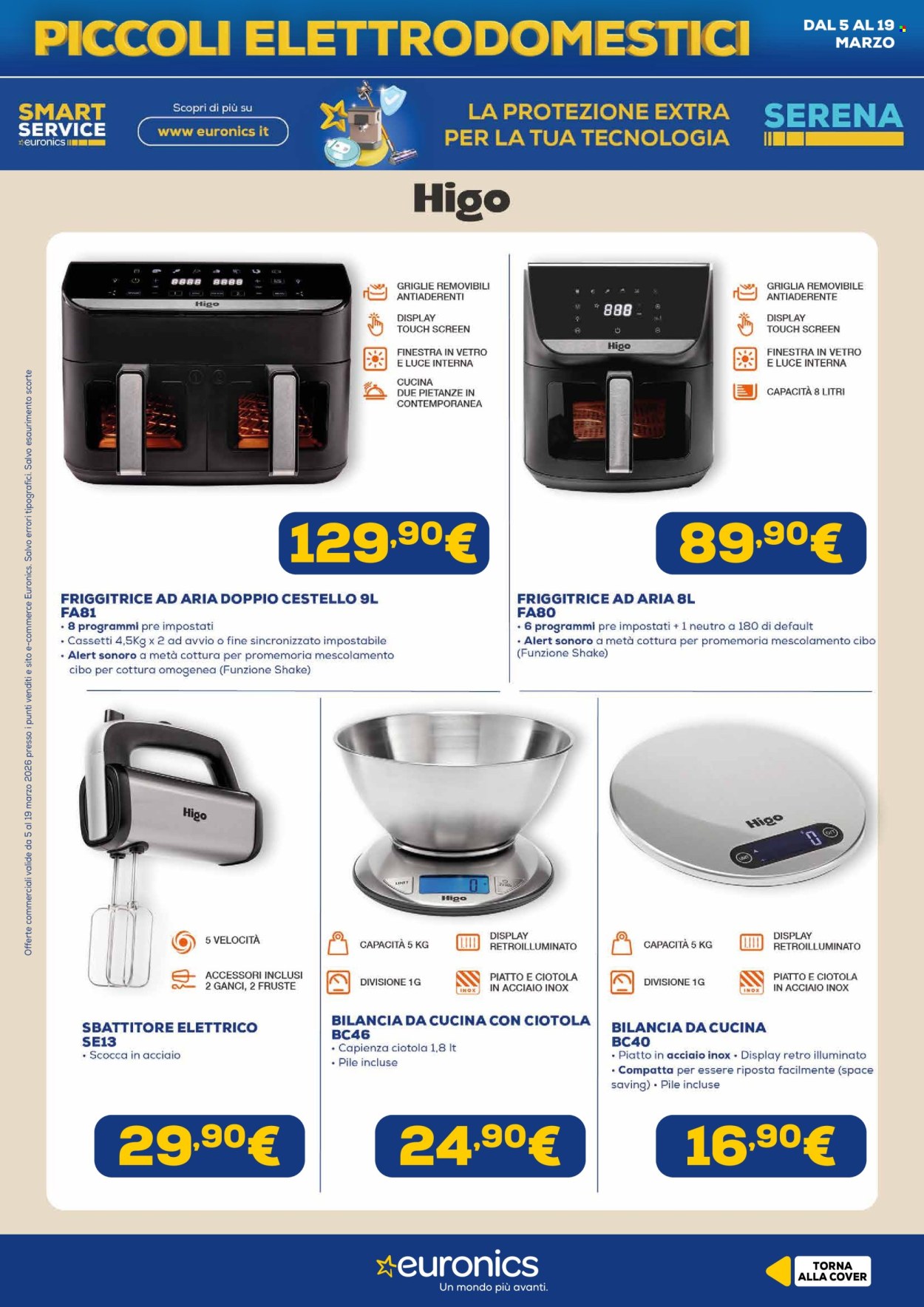 Volantino Euronics - 5/3/2026 - 19/3/2026. Pagina 21