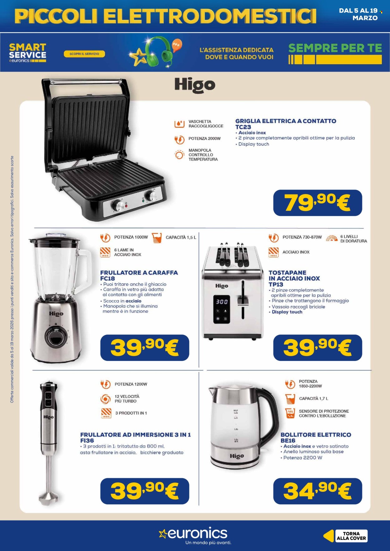 Volantino Euronics - 5/3/2026 - 19/3/2026. Pagina 22
