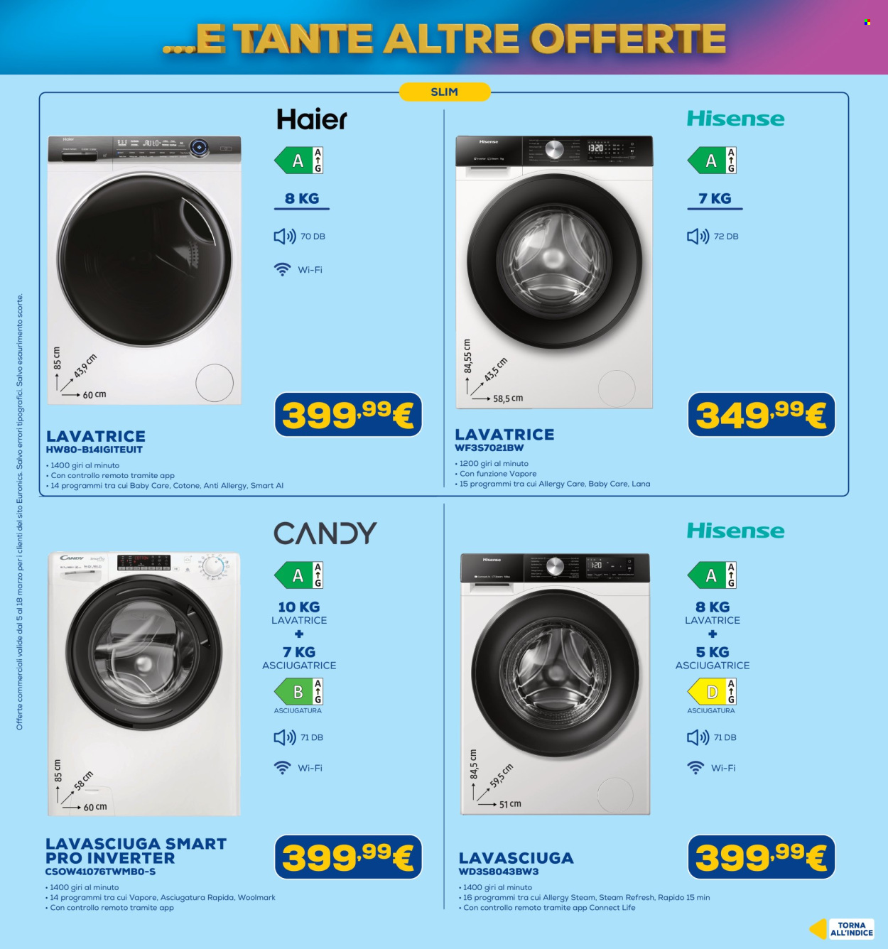 Volantino Euronics - 5/3/2026 - 18/3/2026. Pagina 6