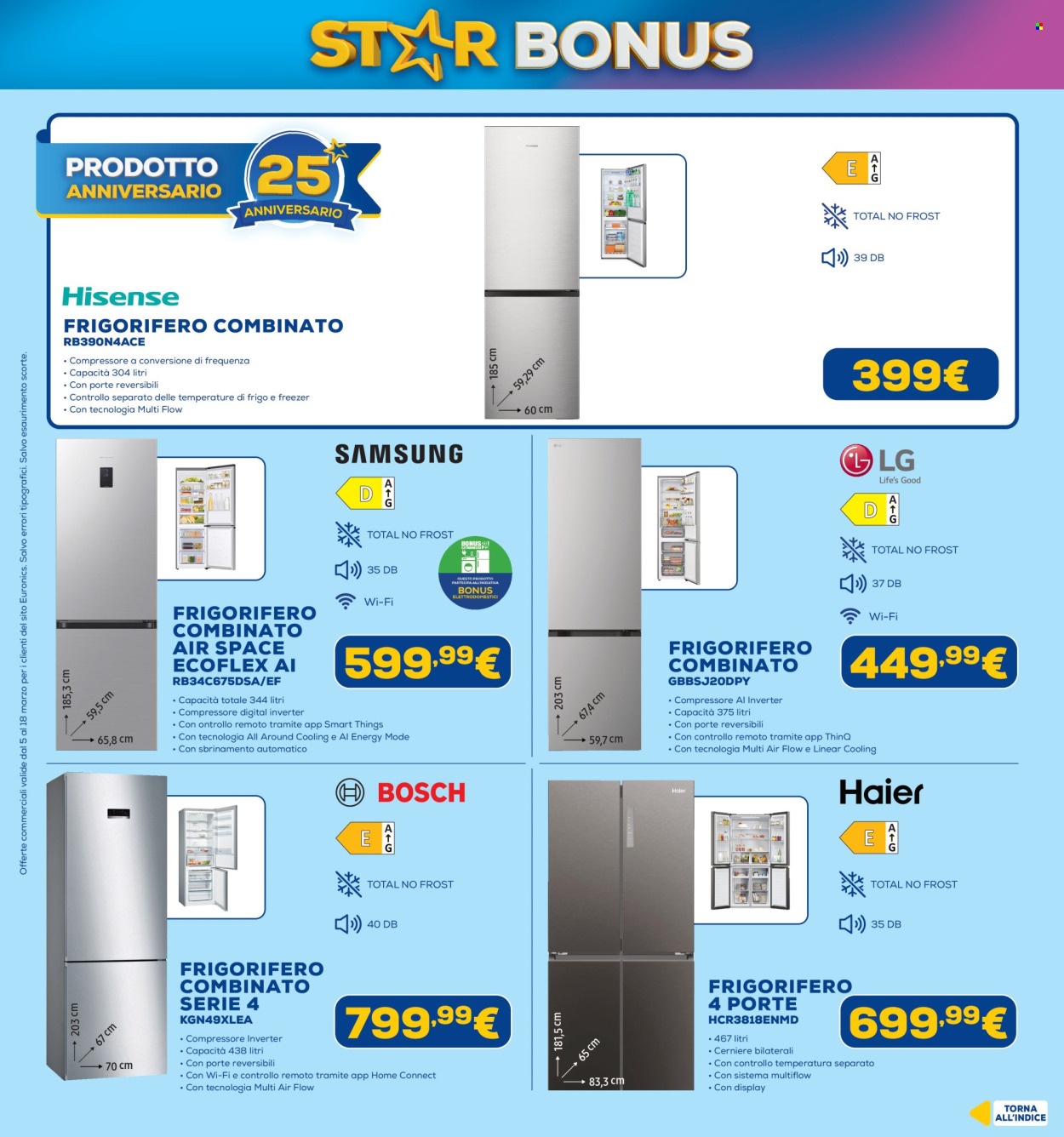 Volantino Euronics - 5/3/2026 - 18/3/2026. Pagina 7