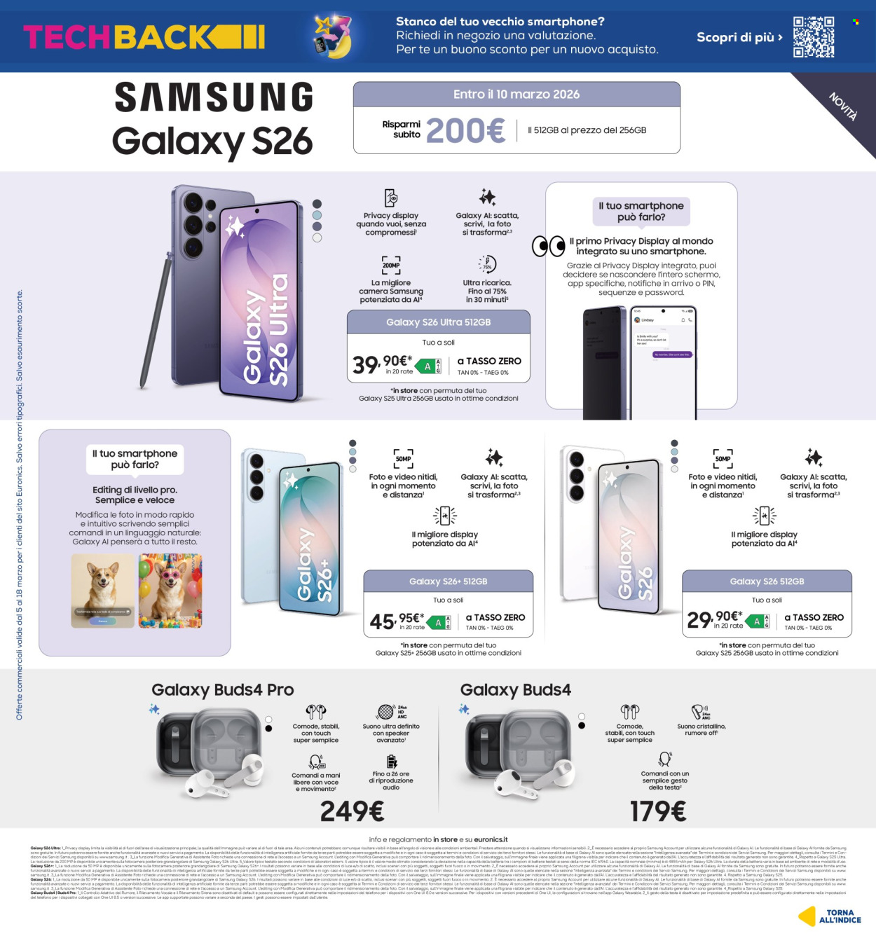 Volantino Euronics - 5/3/2026 - 18/3/2026. Pagina 16