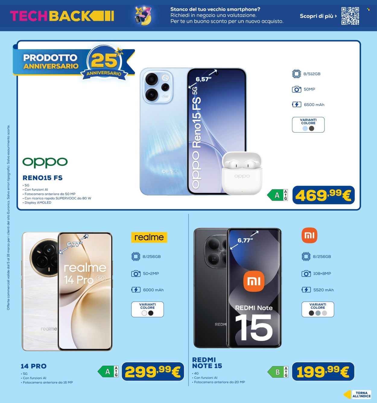 Volantino Euronics - 5/3/2026 - 18/3/2026. Pagina 18