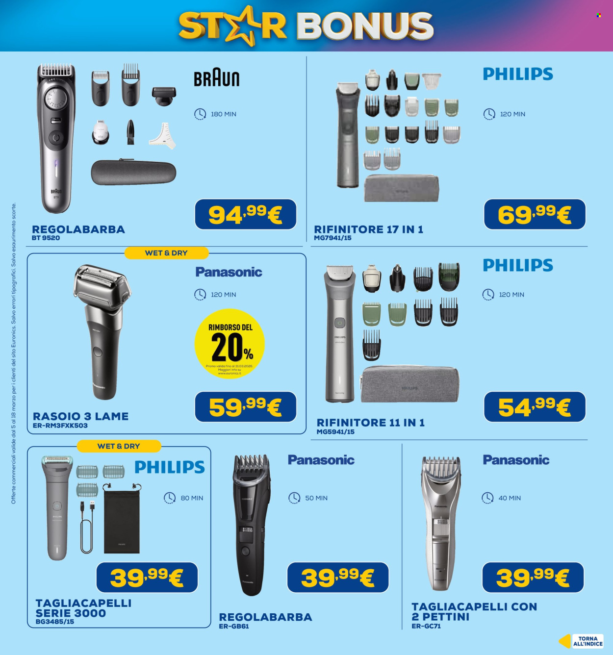 Volantino Euronics - 5/3/2026 - 18/3/2026. Pagina 45