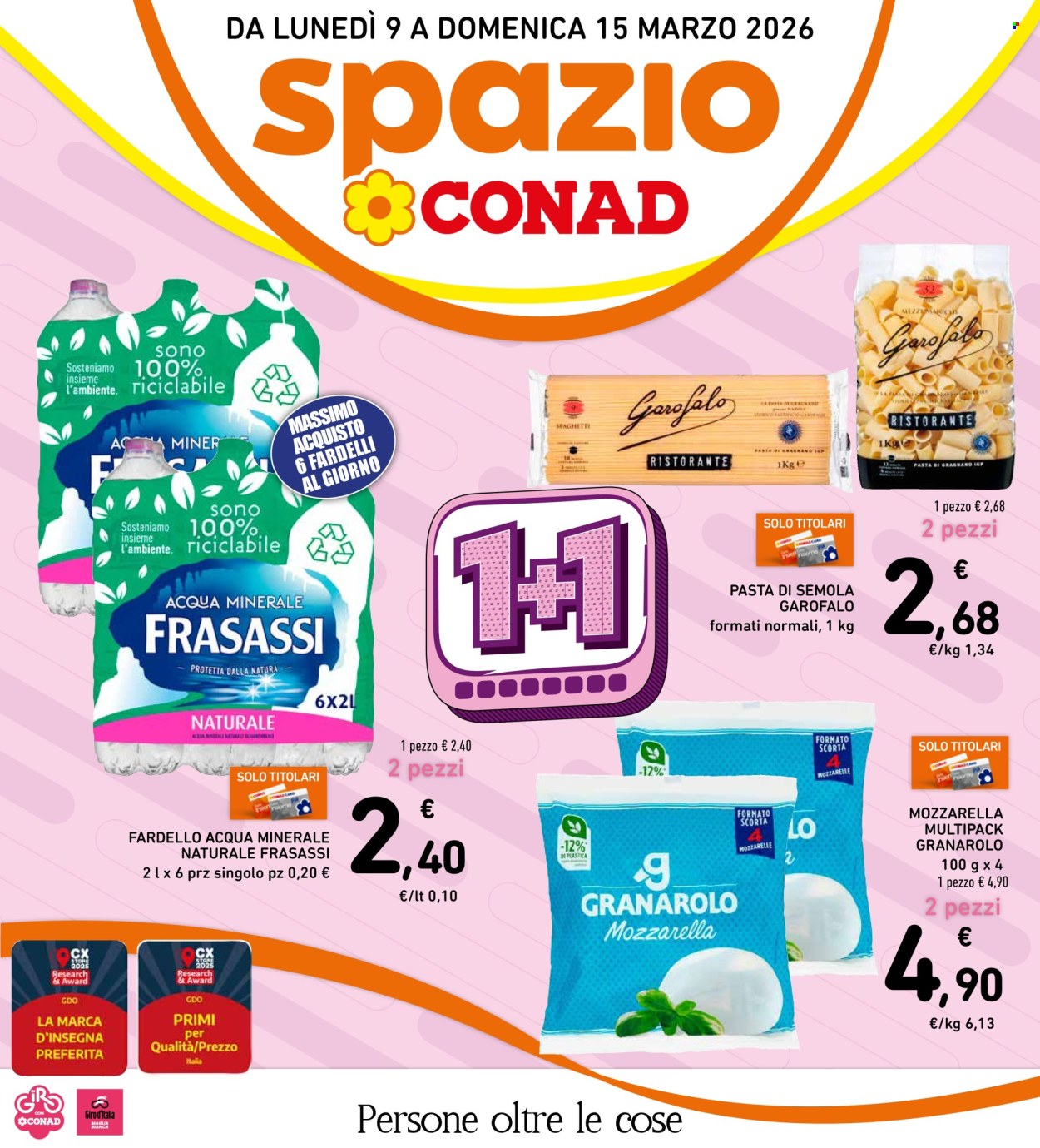 Volantino Spazio Conad - 9/3/2026 - 15/3/2026. Pagina 1