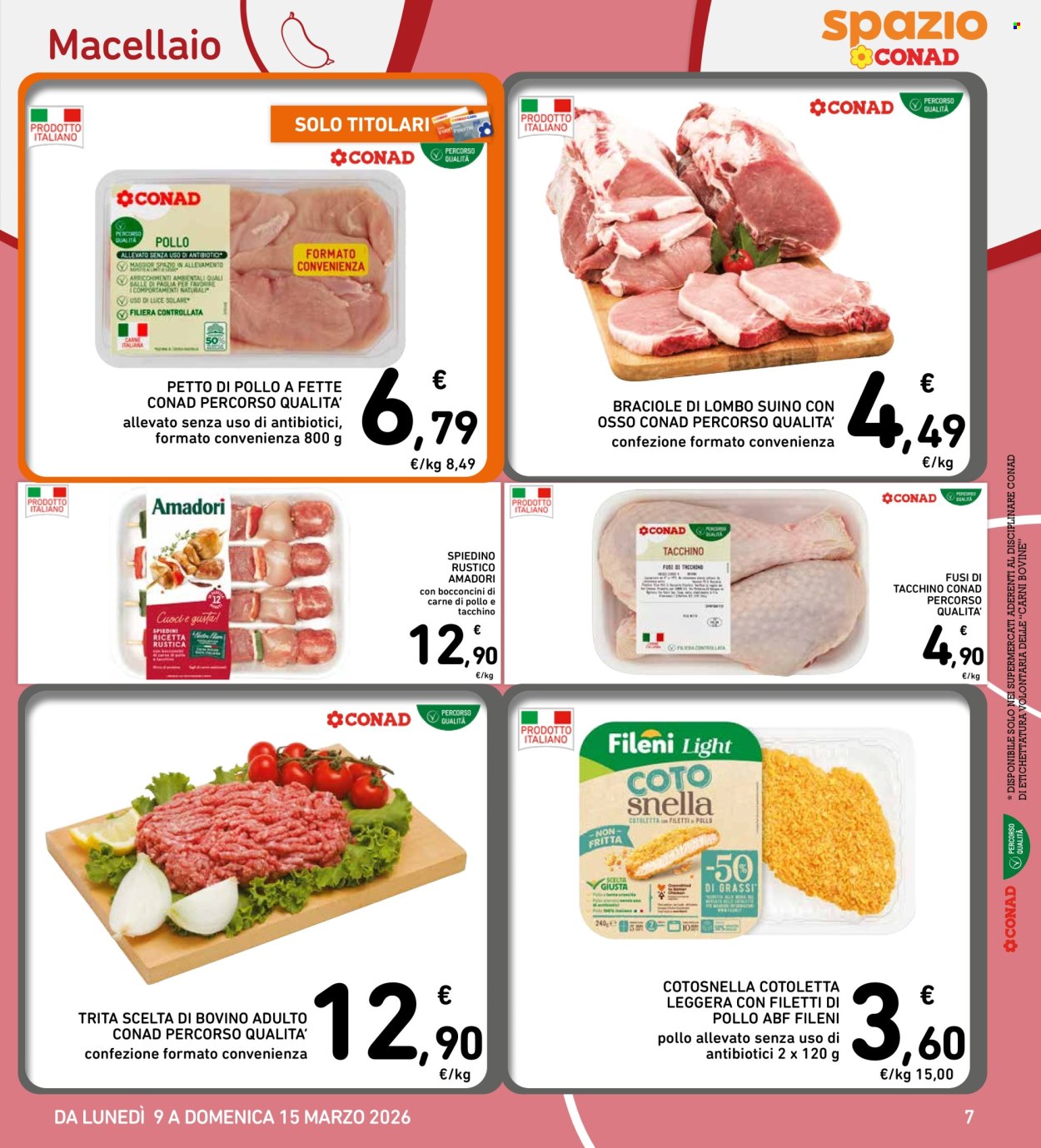 Volantino Spazio Conad - 9/3/2026 - 15/3/2026. Pagina 7