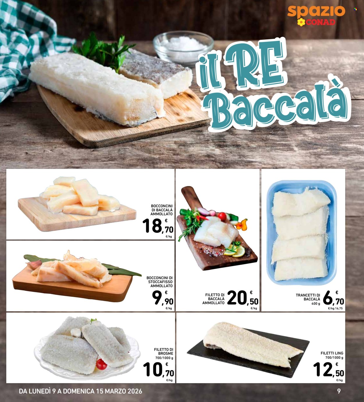 Volantino Spazio Conad - 9/3/2026 - 15/3/2026. Pagina 9