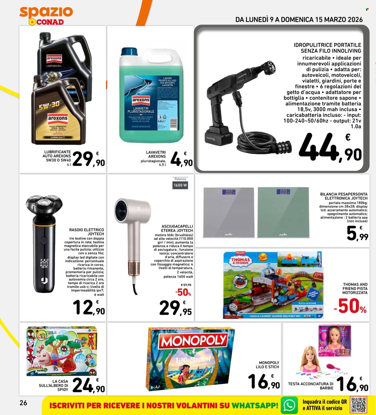 Volantino Spazio Conad - 9/3/2026 - 15/3/2026. Pagina 26