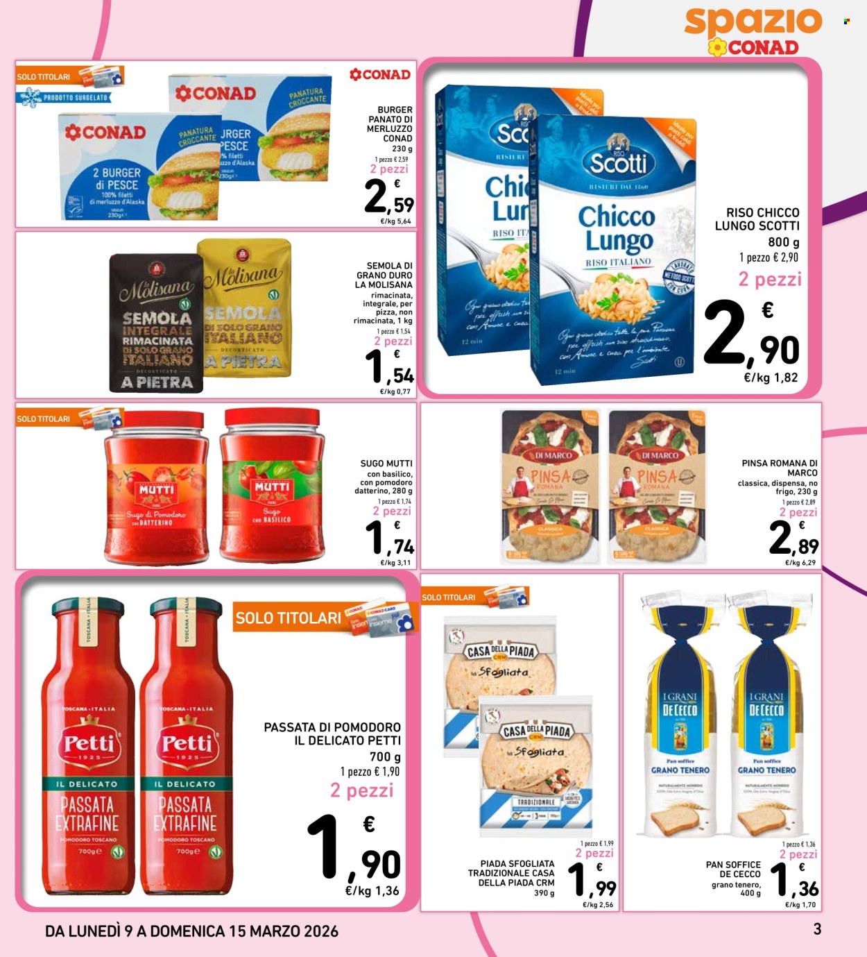 Volantino Spazio Conad - 9/3/2026 - 15/3/2026. Pagina 3