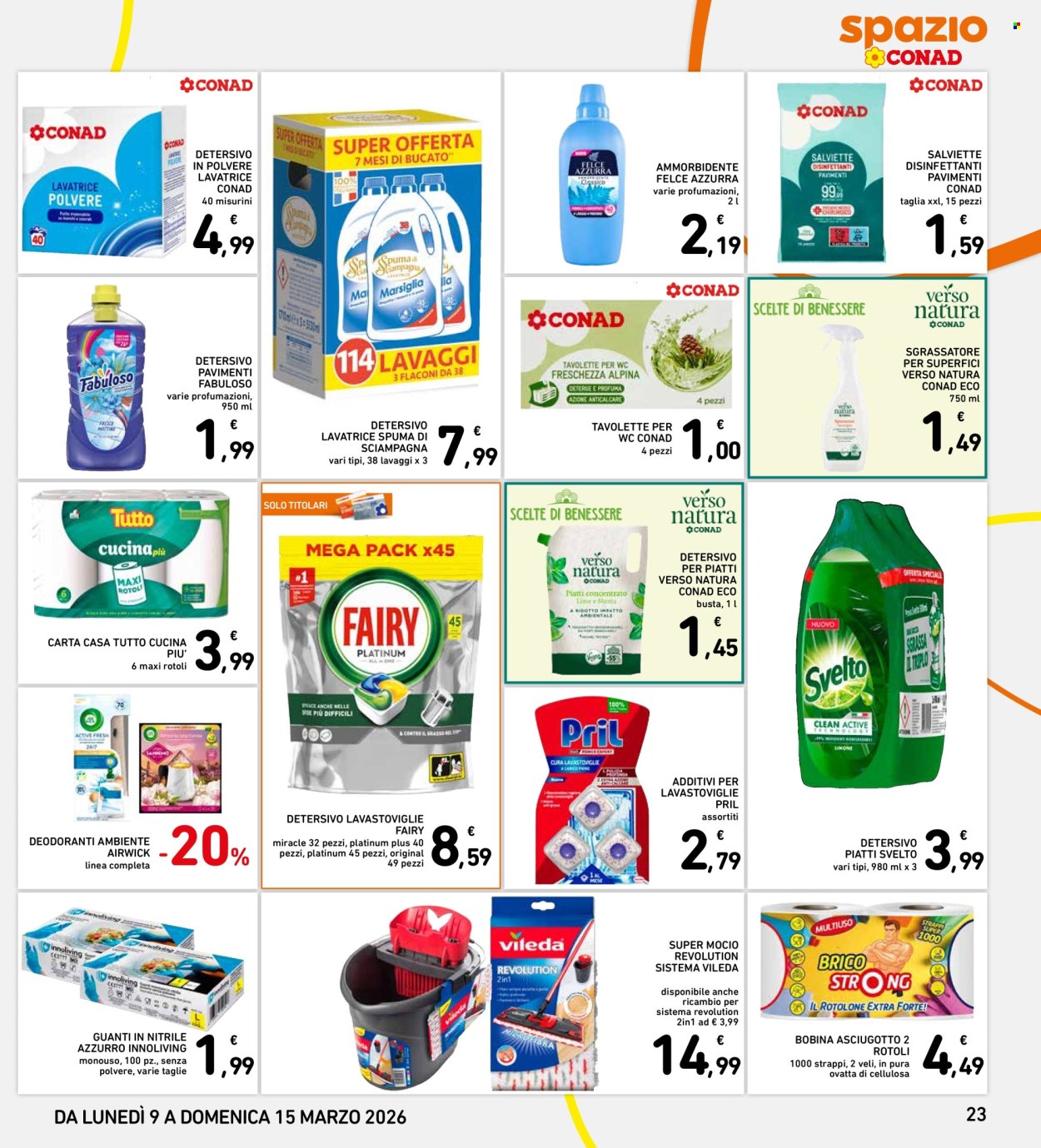 Volantino Spazio Conad - 9/3/2026 - 15/3/2026. Pagina 23