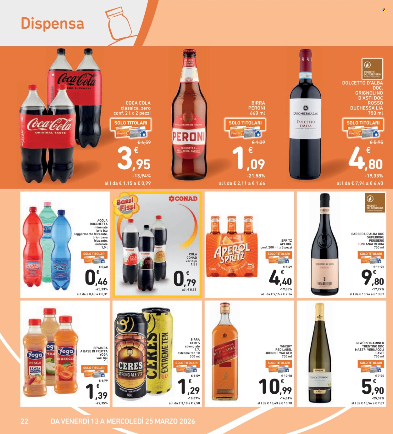 Volantino Spazio Conad - 13/3/2026 - 25/3/2026. Pagina 22