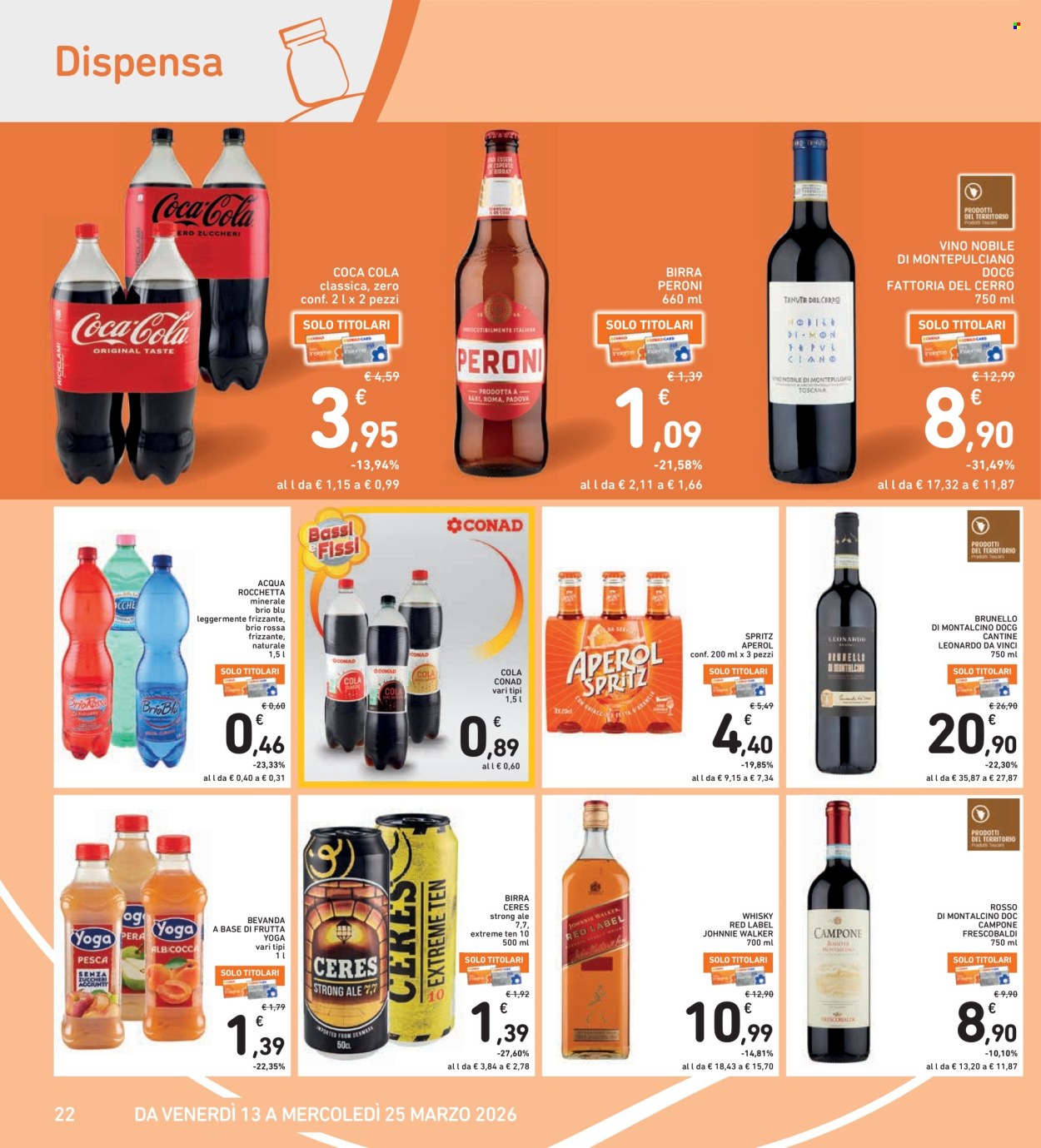 Volantino Spazio Conad - 13/3/2026 - 25/3/2026. Pagina 22