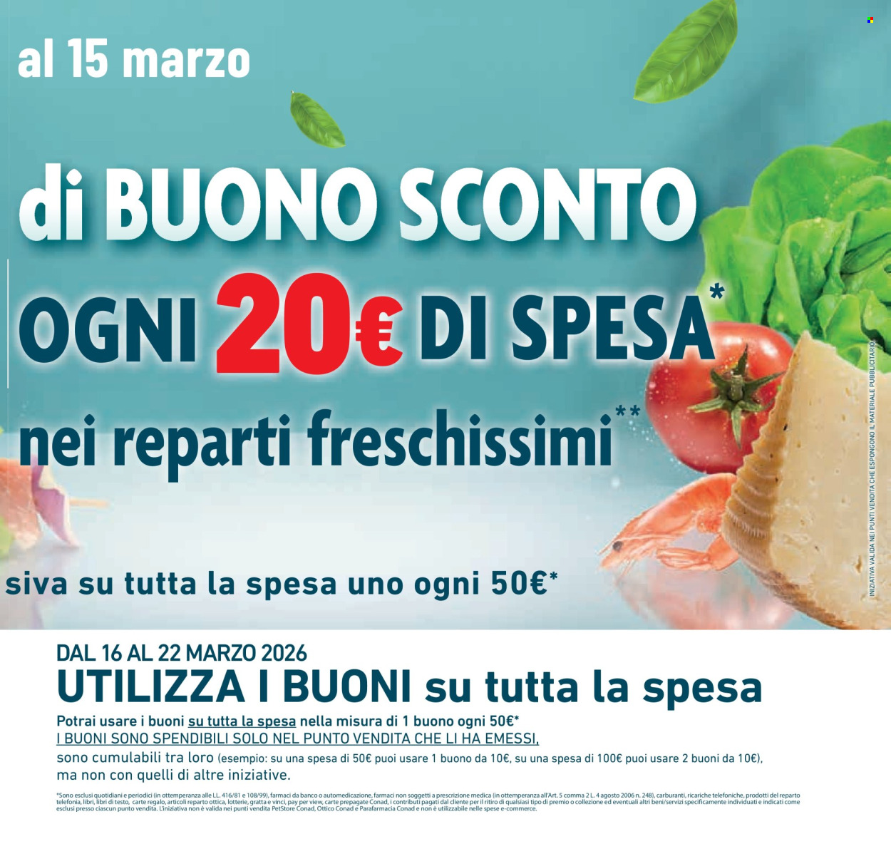 Volantino Conad Superstore - 11/3/2026 - 24/3/2026. Pagina 3