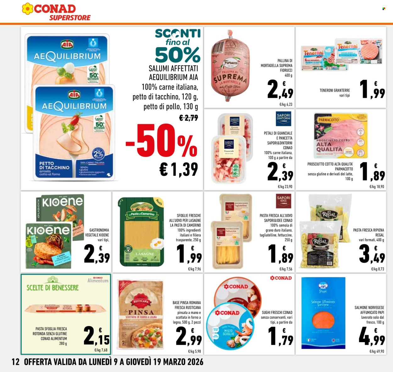 Volantino Conad Superstore - 9/3/2026 - 19/3/2026. Pagina 12