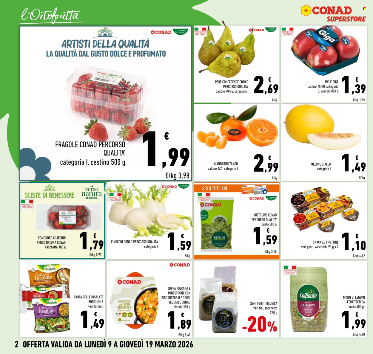 Volantino Conad Superstore - 9/3/2026 - 19/3/2026. Pagina 2
