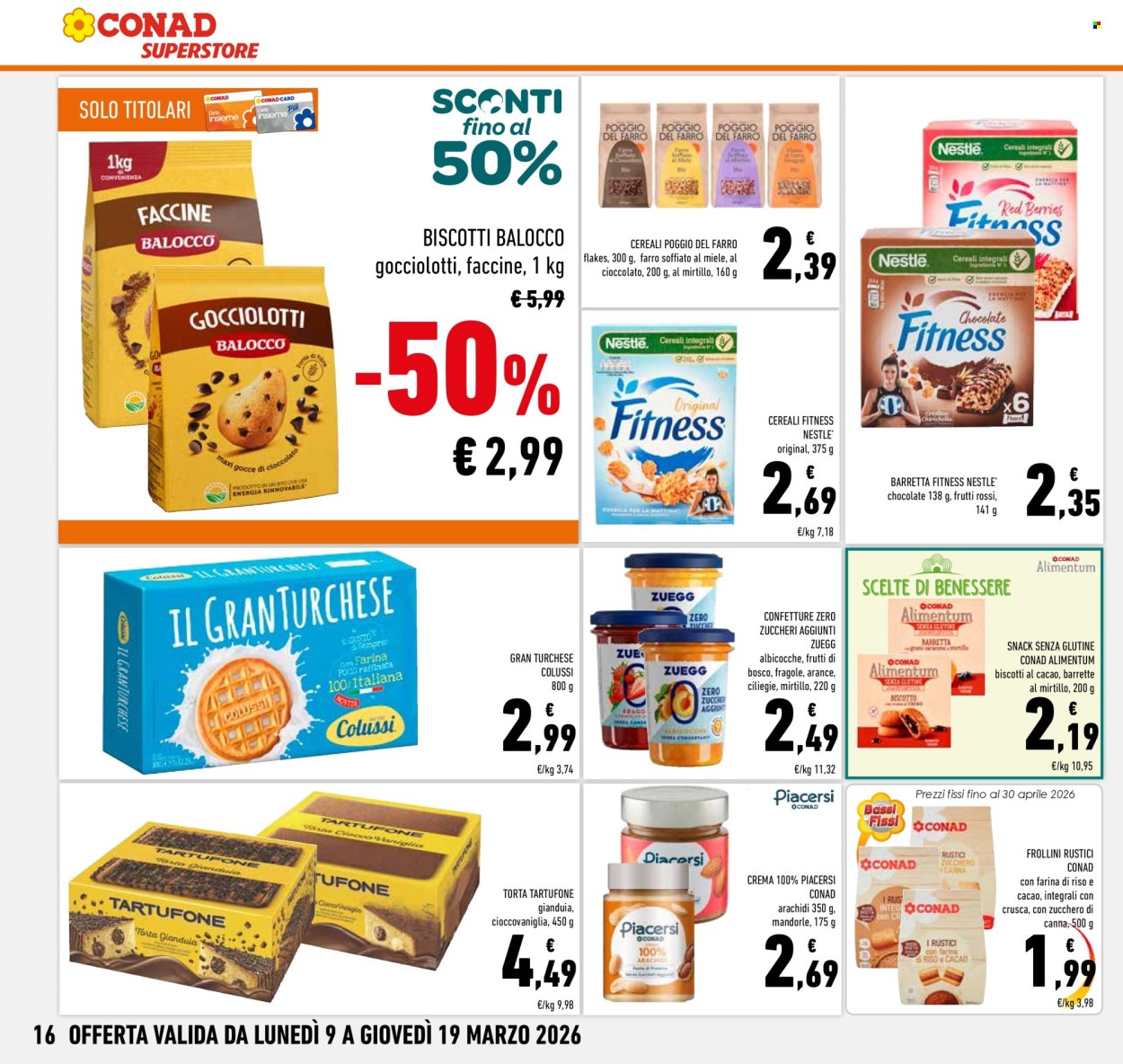 Volantino Conad Superstore - 9/3/2026 - 19/3/2026. Pagina 16