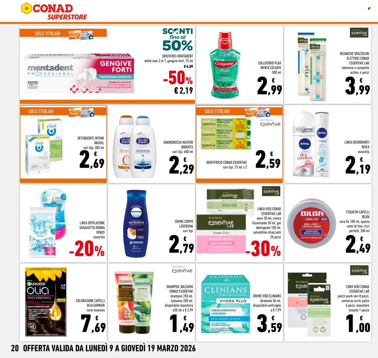 Volantino Conad Superstore - 9/3/2026 - 19/3/2026. Pagina 20
