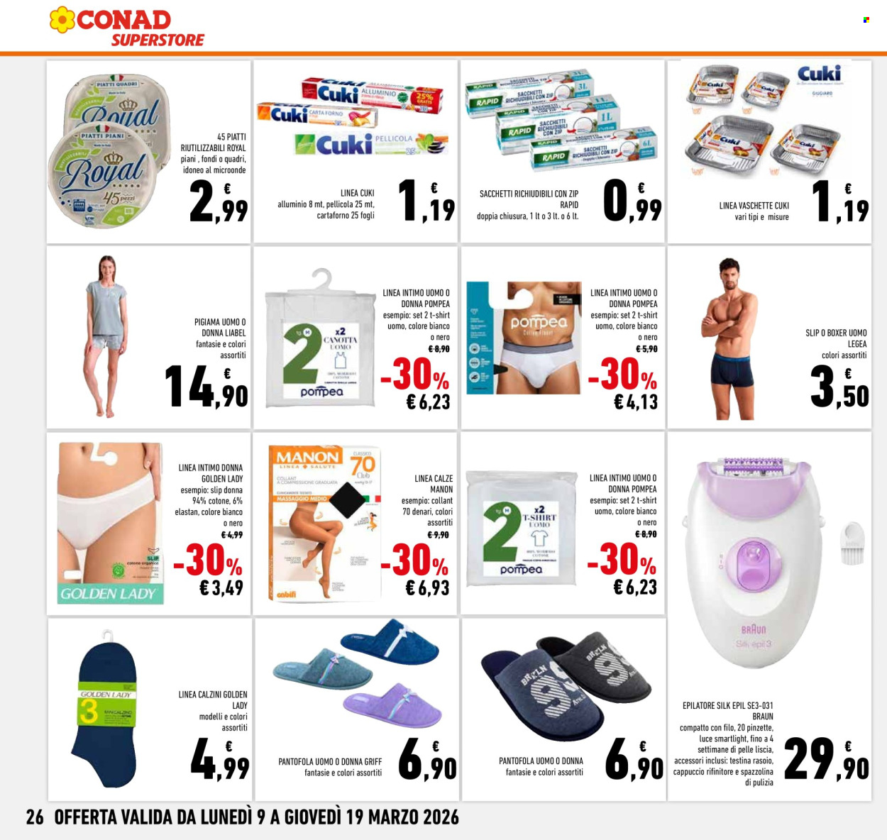 Volantino Conad Superstore - 9/3/2026 - 19/3/2026. Pagina 26