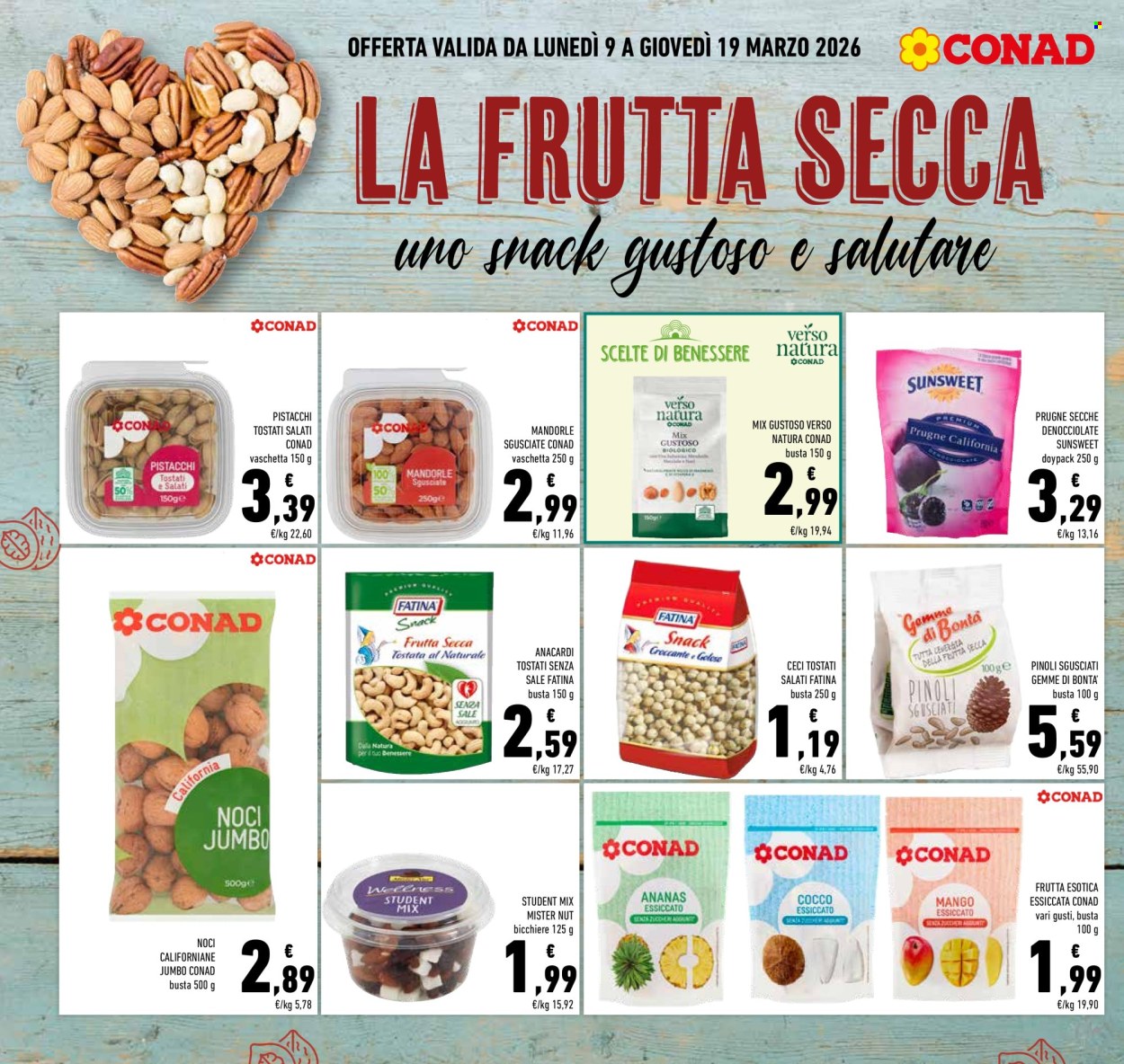 Volantino Conad - 9/3/2026 - 19/3/2026. Pagina 1