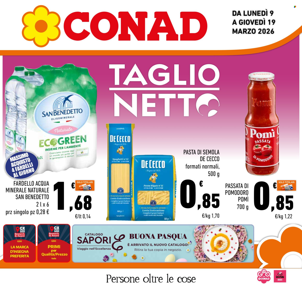 Volantino Conad - 9/3/2026 - 19/3/2026. Pagina 1