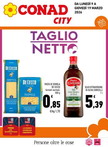 Volantino Conad City - 9/3/2026 - 19/3/2026.