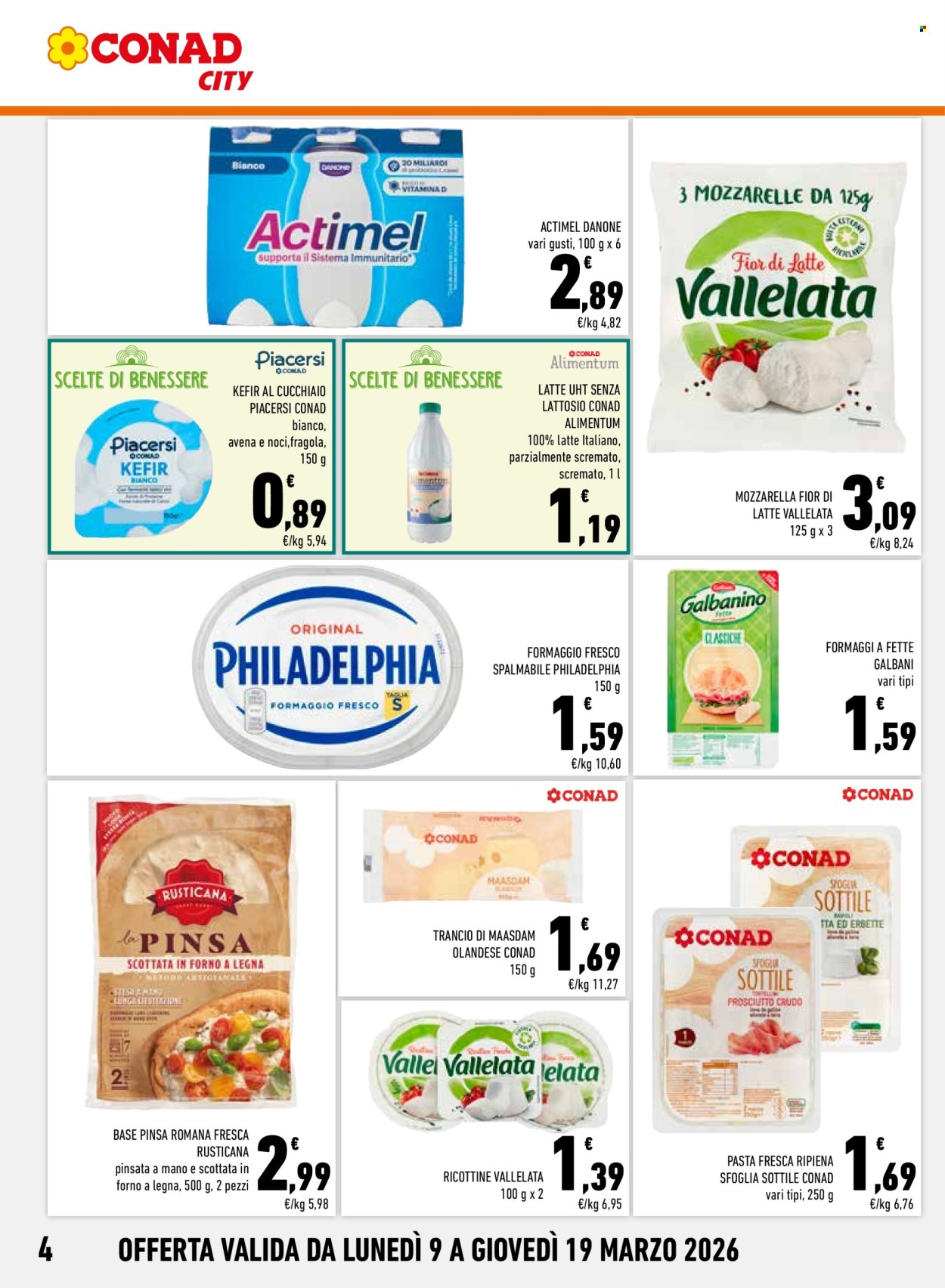 Volantino Conad City - 9/3/2026 - 19/3/2026. Pagina 4