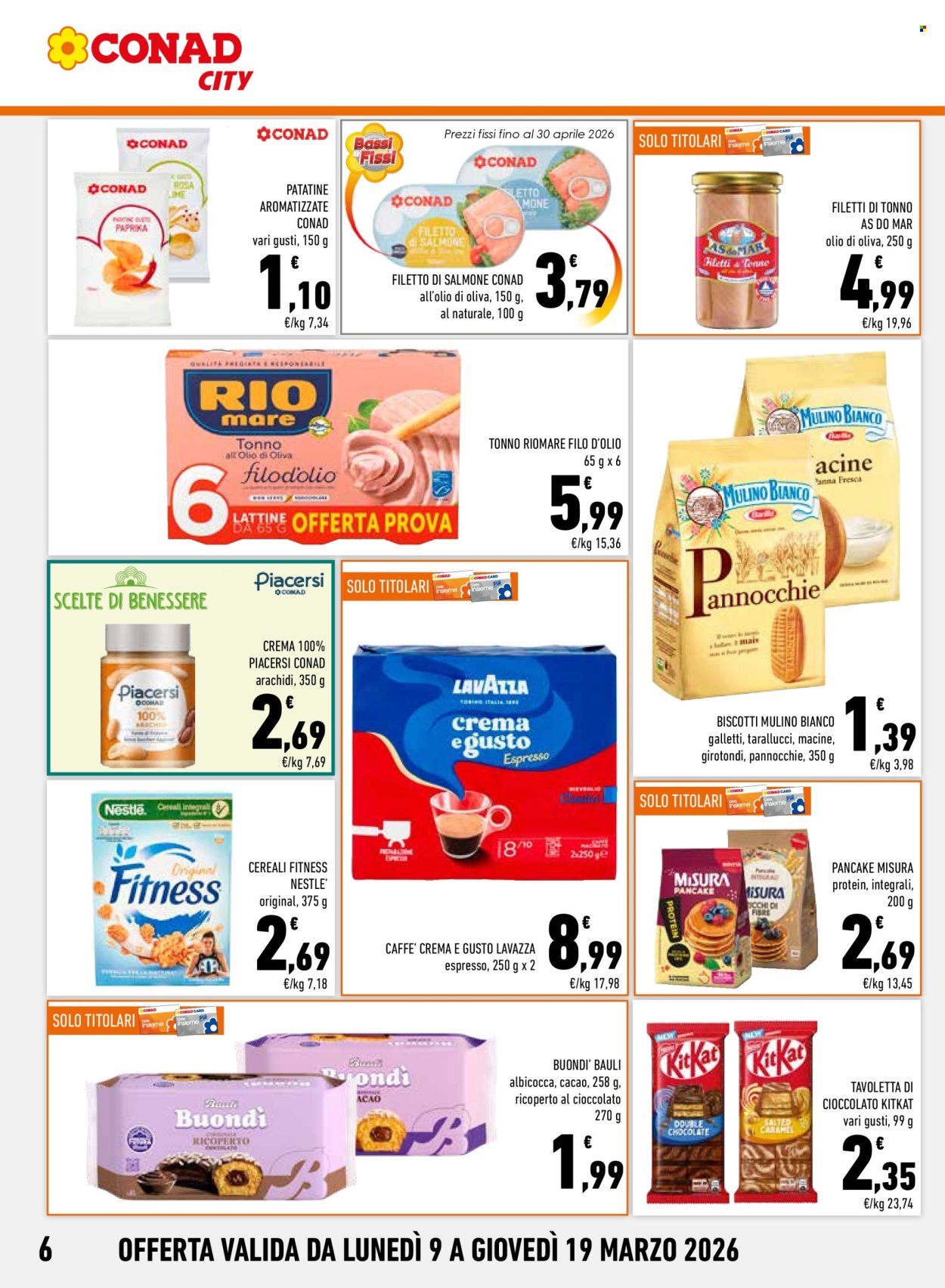 Volantino Conad City - 9/3/2026 - 19/3/2026. Pagina 6