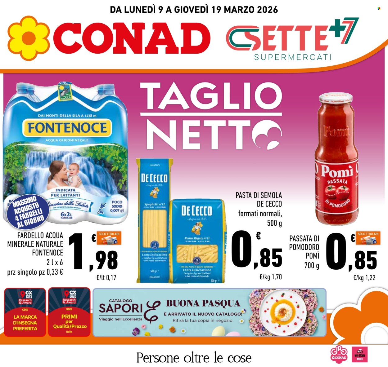 Volantino Conad - 9/3/2026 - 19/3/2026. Pagina 1