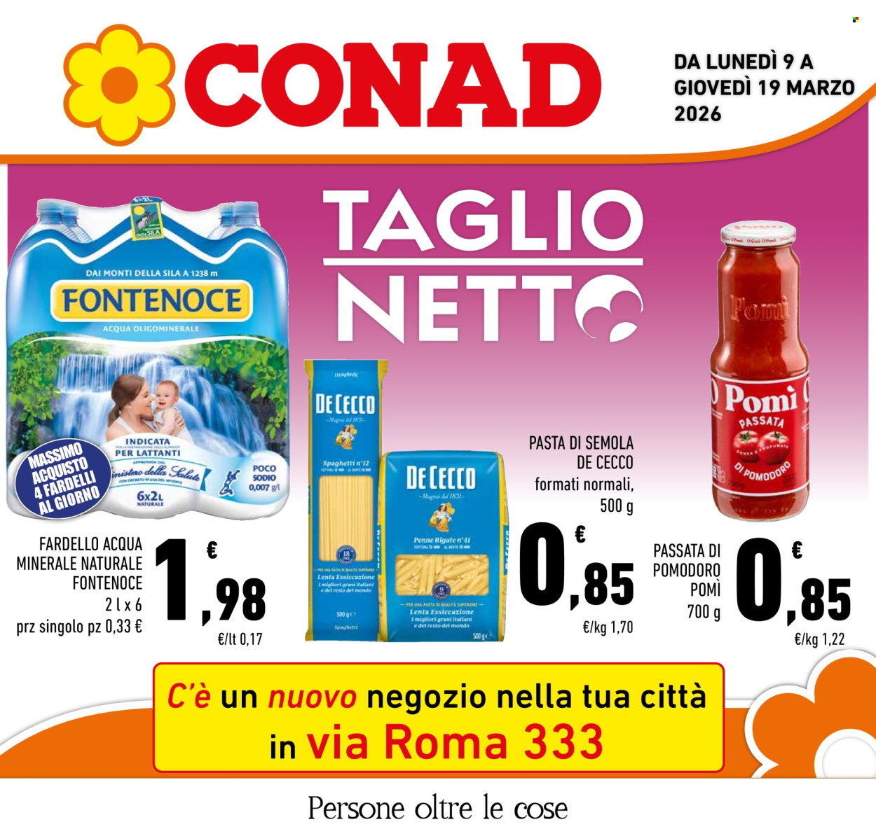 Volantino Conad - 9/3/2026 - 19/3/2026. Pagina 1