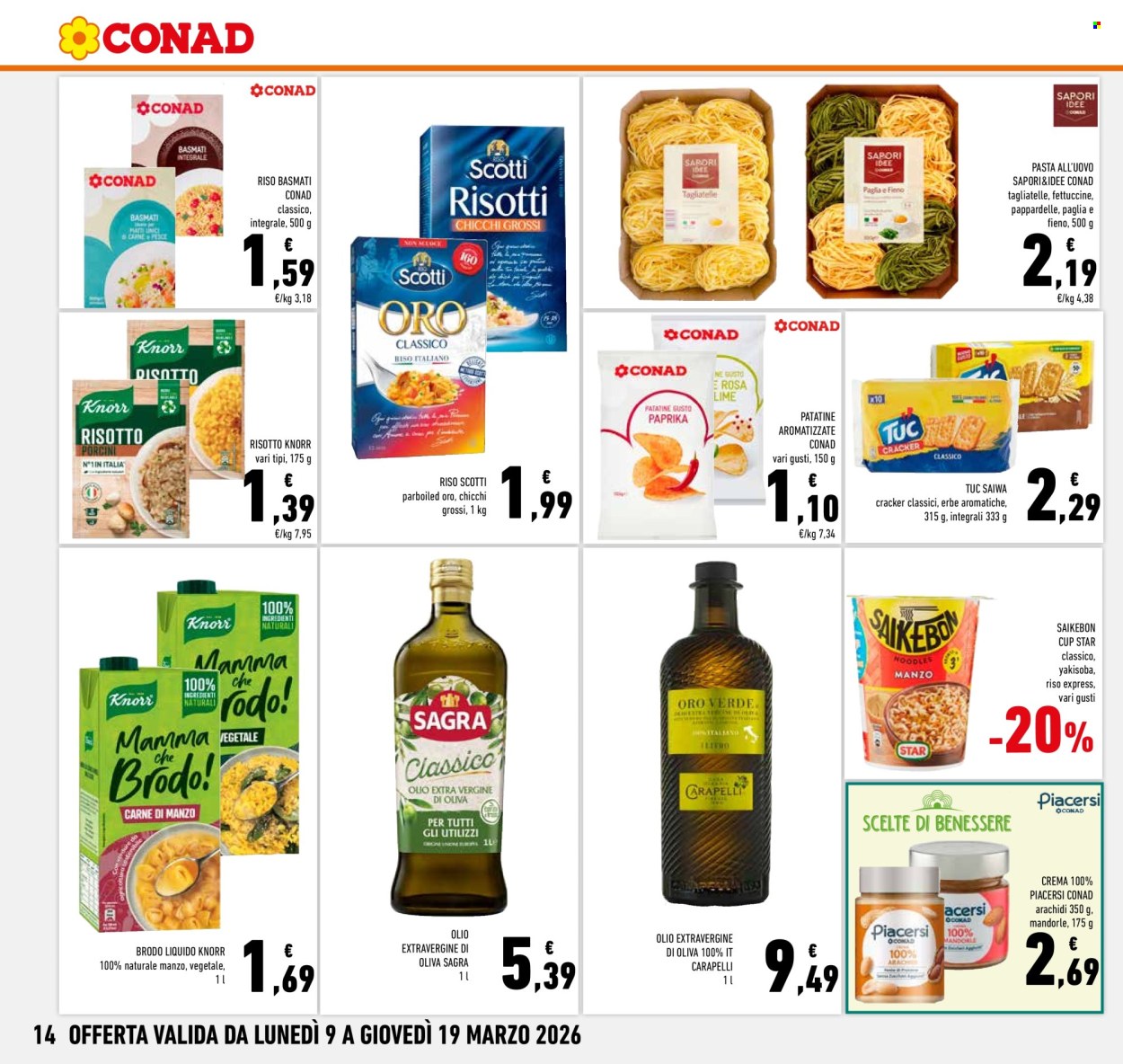 Volantino Conad - 9/3/2026 - 19/3/2026. Pagina 14