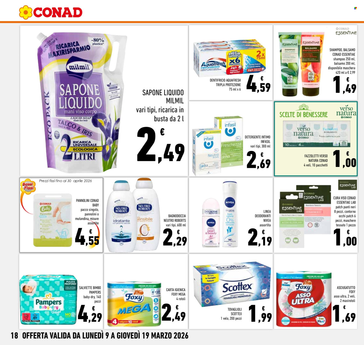 Volantino Conad - 9/3/2026 - 19/3/2026. Pagina 18
