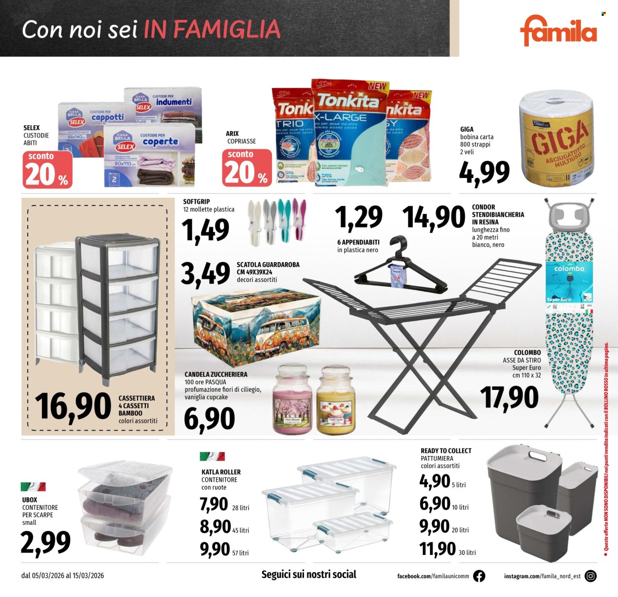 Volantino Famila - 5/3/2026 - 15/3/2026. Pagina 26