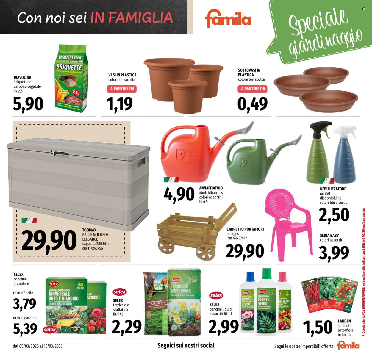 Volantino Famila - 5/3/2026 - 15/3/2026. Pagina 27
